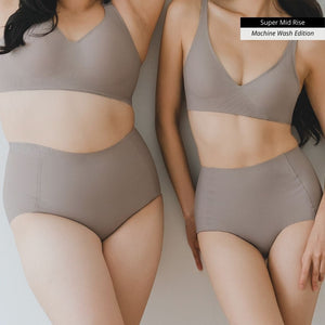 Forme Seamless Super Mid-Rise Rise Cheekie in Storm Mocha