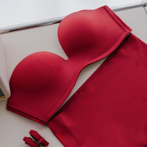 5th Gen 100% Non-Slip Strapless Wireless Bra in Cherry Cream (Limited Edition)