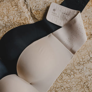 365 Diamond! Anti-Slip Seamless Strapless Push Up Wireless Bra in Almond Nude