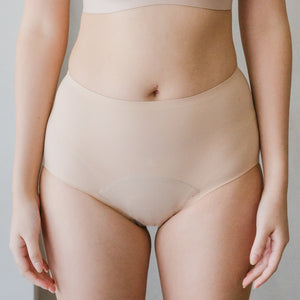 [ARRIVING 10.25] Hey Period! Seamless High-Rise Cheekie in Buttery Milk Tea