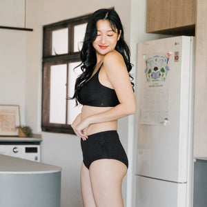 [ARRIVING 10.25] Hey Period! Seamless High-Rise Cheekie in Buttery Black