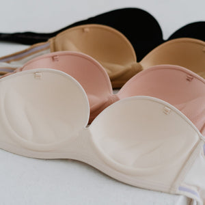 5th Gen 100% Non-Slip Strapless Bra in Black