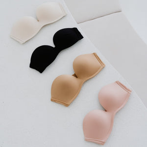 5th Gen 100% Non-Slip Strapless Bra in Beige Nude