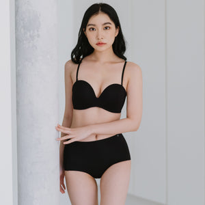 5th Gen 100% Non-Slip Strapless Bra in Black