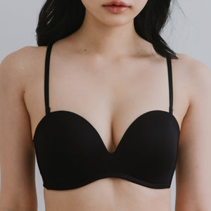 5th Gen 100% Non-Slip Strapless Bra in Black