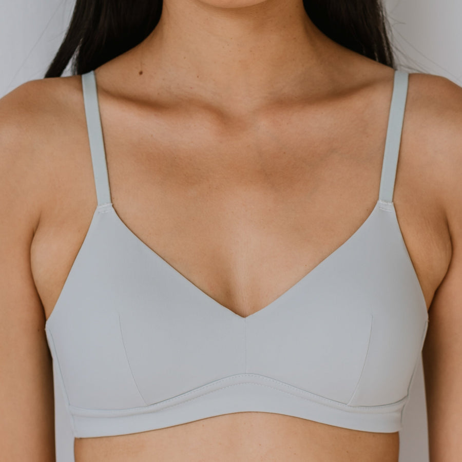 On Cloud Nine! All Day Lightly-Lined Bralette in Powder Avocado