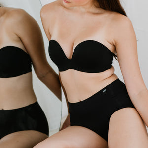 5th Gen 100% Non-Slip Strapless Bra in Black