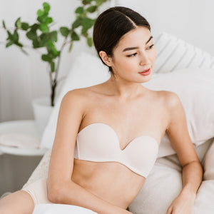 5th Gen 100% Non-Slip Strapless Bra in Beige Nude