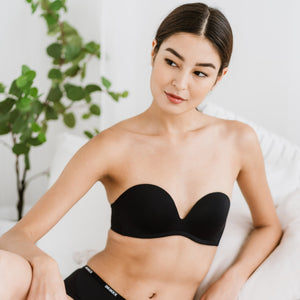 5th Gen 100% Non-Slip Strapless Bra in Black