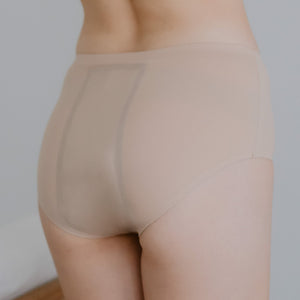 [ARRIVING 10.25] Hey Period! Seamless Mid-Rise Cheekie in Buttery Milk Tea